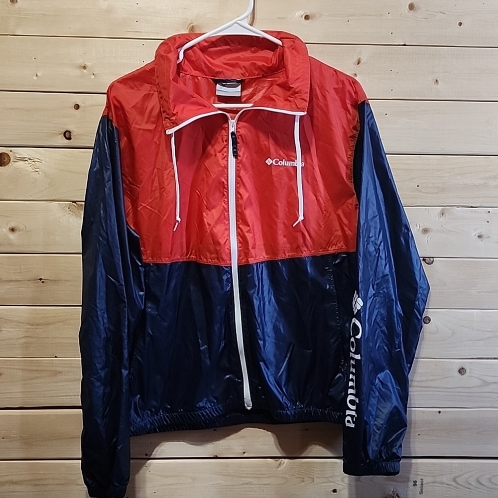 Columbia morning view collared women’s lightweight windbreaker Size Medium